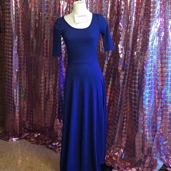 NWT LULAROE ANA dress in maxi length in size extra small - Picture 1 of 14